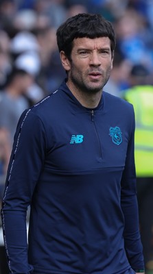 210326 - Cardiff City v Blackpool, EFL Sky Bet League 1 - Cardiff City head coach Brian Barry-Murphy