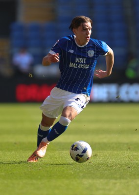 210326 - Cardiff City v Blackpool, EFL Sky Bet League 1 - Cian Ashford of Cardiff City