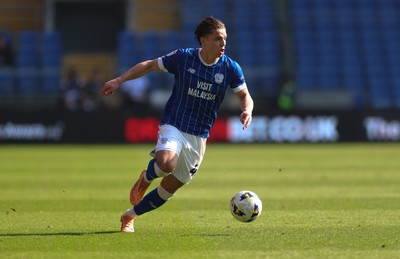 210326 - Cardiff City v Blackpool, EFL Sky Bet League 1 - Cian Ashford of Cardiff City