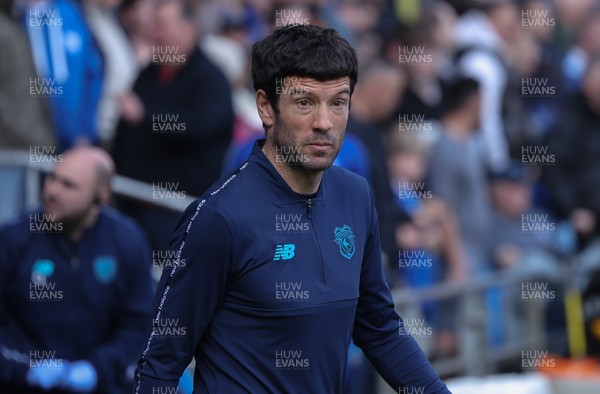 210326 - Cardiff City v Blackpool, EFL Sky Bet League 1 - Cardiff City head coach Brian Barry-Murphy