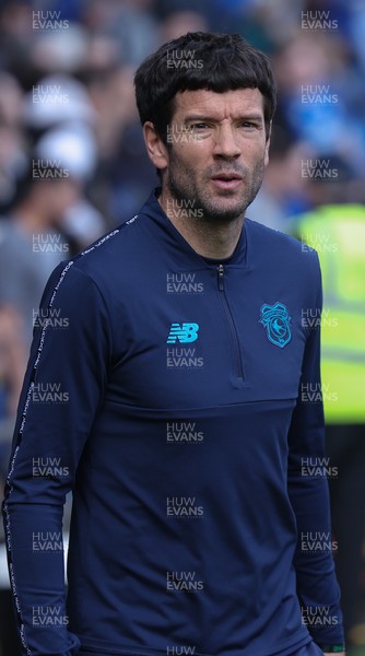 210326 - Cardiff City v Blackpool, EFL Sky Bet League 1 - Cardiff City head coach Brian Barry-Murphy