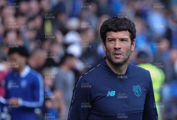 210326 - Cardiff City v Blackpool, EFL Sky Bet League 1 - Cardiff City head coach Brian Barry-Murphy