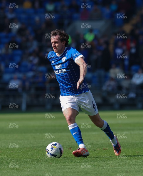 210326 - Cardiff City v Blackpool, EFL Sky Bet League 1 - Ryan Wintle of Cardiff City