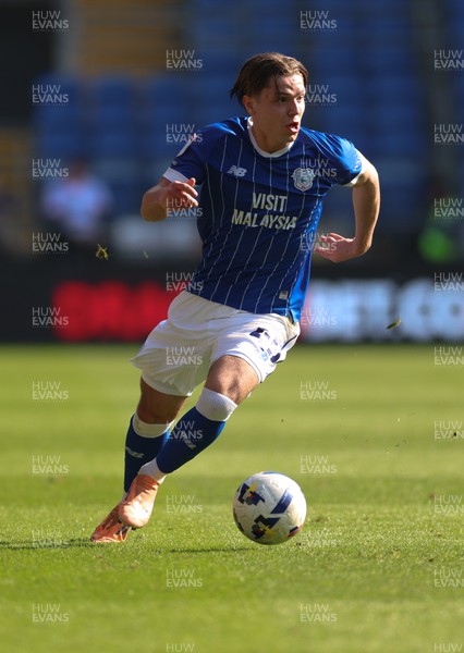 210326 - Cardiff City v Blackpool, EFL Sky Bet League 1 - Cian Ashford of Cardiff City