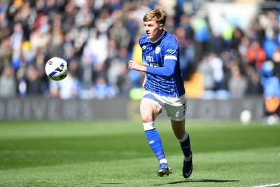 110426 - Cardiff City v Bolton Wanderers - Sky Bet League 1 - Joel Bagan of Cardiff City