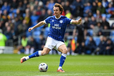 110426 - Cardiff City v Bolton Wanderers - Sky Bet League 1 - Ryan Wintle of Cardiff City