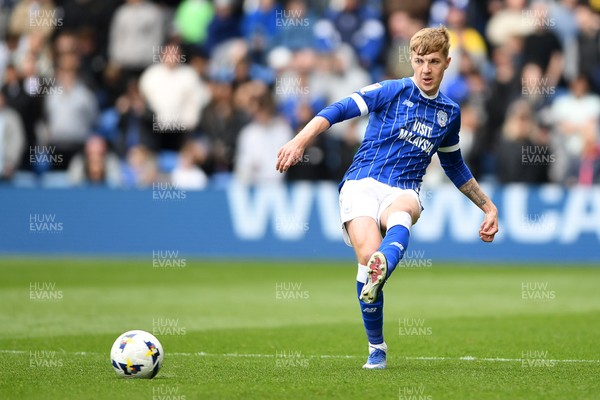 110426 - Cardiff City v Bolton Wanderers - Sky Bet League 1 - Joel Bagan of Cardiff City