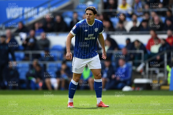 110426 - Cardiff City v Bolton Wanderers - Sky Bet League 1 - Yousef Salech of Cardiff City