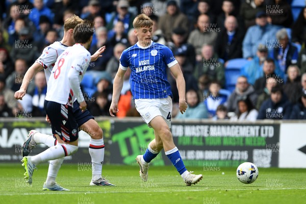 110426 - Cardiff City v Bolton Wanderers - Sky Bet League 1 - Dylan Lawlor of Cardiff City