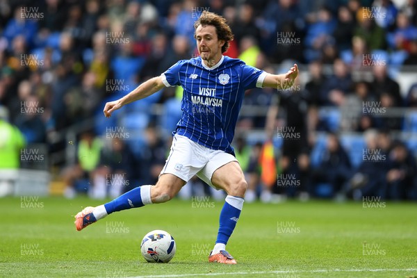 110426 - Cardiff City v Bolton Wanderers - Sky Bet League 1 - Ryan Wintle of Cardiff City