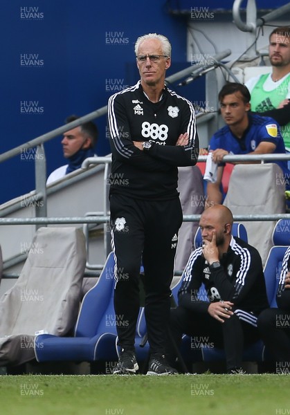 180921 - Cardiff City v Bournemouth, Sky Bet Championship - Cardiff City manager Mick McCarthy reacts during the match