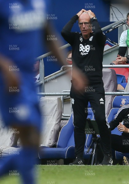 180921 - Cardiff City v Bournemouth, Sky Bet Championship - Cardiff City manager Mick McCarthy reacts during the match