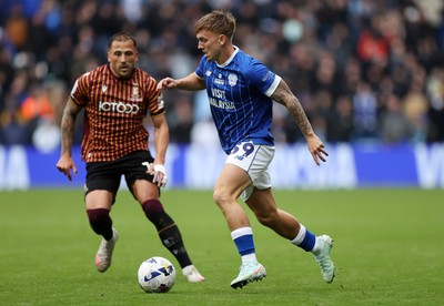 200925 - Cardiff City v Bradford City - SkyBet League One - Isaak Davies of Cardiff City 
