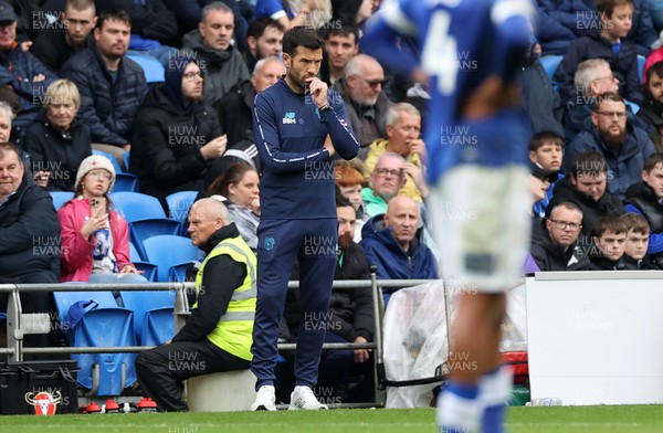 200925 - Cardiff City v Bradford City - SkyBet League One - Cardiff City Manager Brian Barry-Murphy 