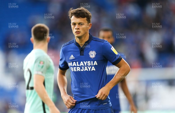 240821 - Cardiff City v Brighton and Hove Albion, EFL Carabao Cup - Perry Ng of Cardiff City