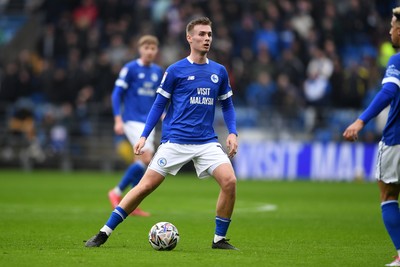 150225 - Cardiff City v Bristol City - Sky Bet Championship - Sivert Mannsverk of Cardiff City