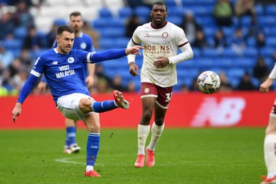 150225 - Cardiff City v Bristol City - Sky Bet Championship - Aaron Ramsey of Cardiff City