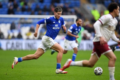 150225 - Cardiff City v Bristol City - Sky Bet Championship - Rubin Colwill of Cardiff City