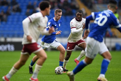 150225 - Cardiff City v Bristol City - Sky Bet Championship - Sivert Mannsverk of Cardiff City