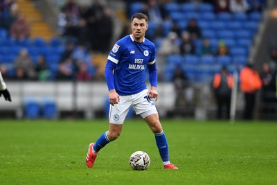 150225 - Cardiff City v Bristol City - Sky Bet Championship - Aaron Ramsey of Cardiff City