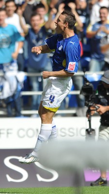 23.08.09 - Cardiff City v Bristol City - Coca-Cola Championship - Gavin Rae of Cardiff City celebrates his goal. 