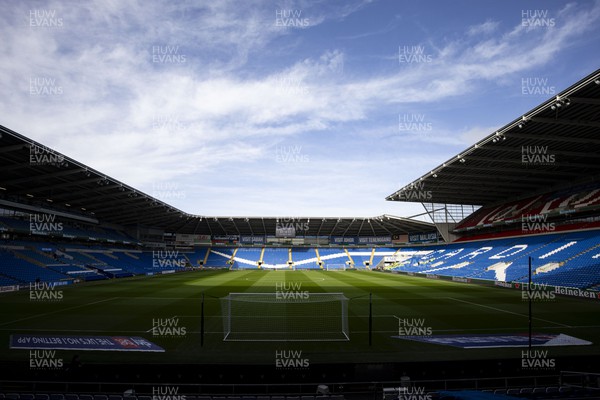 281023 - Cardiff City v Bristol City - Sky Bet Championship - A general view of the Cardiff City Stadium ahead of the match