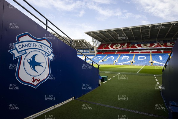 281023 - Cardiff City v Bristol City - Sky Bet Championship - A general view of the Cardiff City Stadium ahead of the match