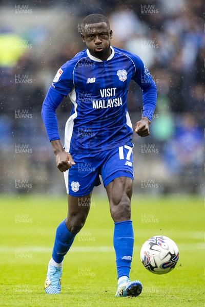 281023 - Cardiff City v Bristol City - Sky Bet Championship - Jamilu Collins of Cardiff City in action