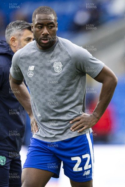 281023 - Cardiff City v Bristol City - Sky Bet Championship - Yakou M��te of Cardiff City during the warm up