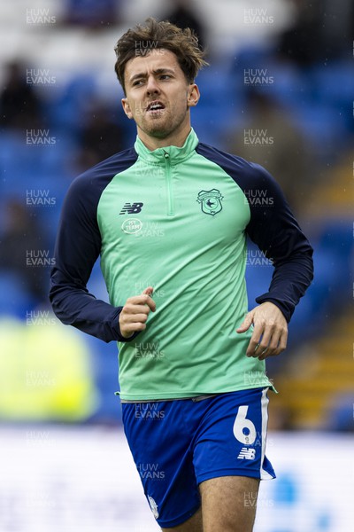 281023 - Cardiff City v Bristol City - Sky Bet Championship - Ryan Wintle of Cardiff City during the warm up