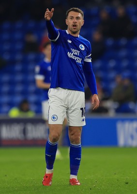 040325 Cardiff City v Burnley, EFL Sky Bet Championship - Aaron Ramsey of Cardiff City