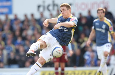 13.04.09.. Cardiff City v Burnley, Coca Cola Championship -  Cardiff's Ross McCormack fires shot at goal 