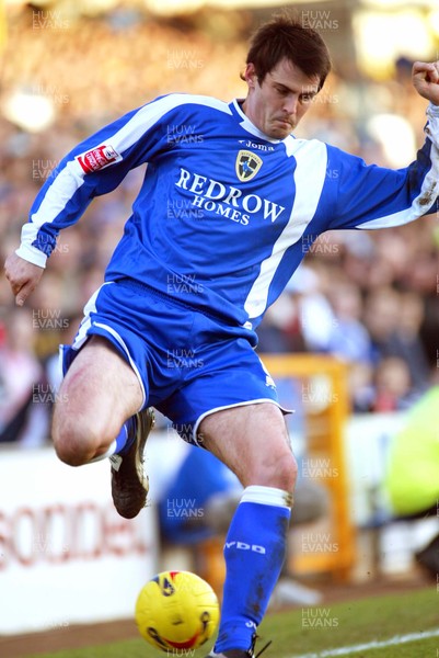 140106Cardiff City v Burnley Cardiff's new signing Steve Thompson  