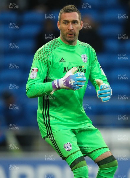 210117 - Cardiff City v Burton Albion, Sky Bet Championship - Cardiff City goalkeeper Allan McGregor