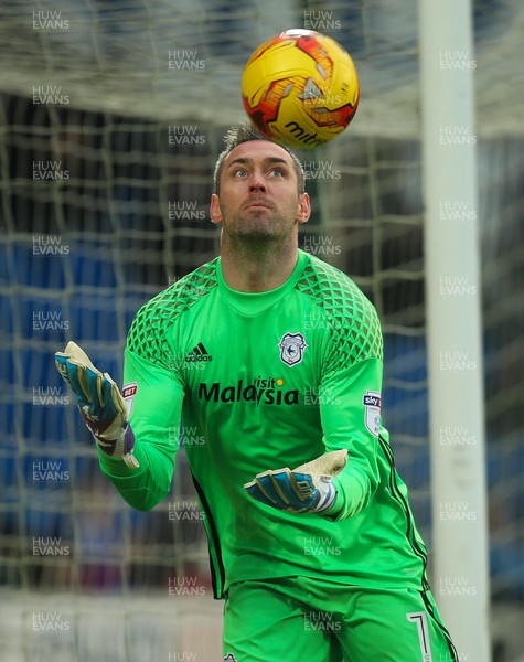 210117 - Cardiff City v Burton Albion, Sky Bet Championship - Cardiff City goalkeeper Allan McGregor