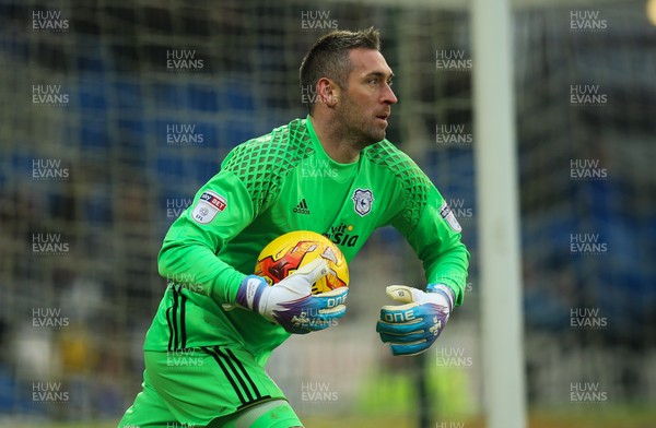 210117 - Cardiff City v Burton Albion, Sky Bet Championship - Cardiff City goalkeeper Allan McGregor