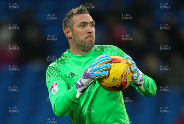 210117 - Cardiff City v Burton Albion, Sky Bet Championship - Cardiff City goalkeeper Allan McGregor