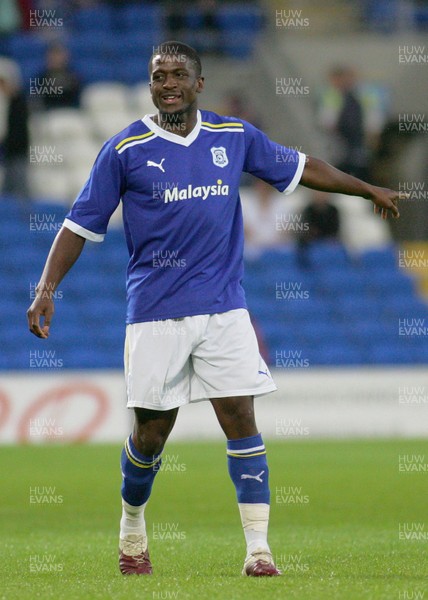 20.07.11 Cardiff City v Celtic - Pre-season friendly - Cardiff City's Solomon Taiwo 