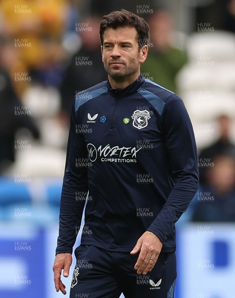 190926 Cardiff City v Charlton Athletic, EFL Sky Bet Championship - Cardiff City head coach Brian Barry-Murphy at the end of the match