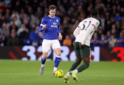 161225 - Cardiff City v Chelsea - EFL Cup Quarter Final - Calum Chambers of Cardiff 