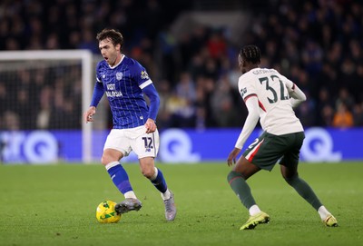 161225 - Cardiff City v Chelsea - EFL Cup Quarter Final - Calum Chambers of Cardiff 