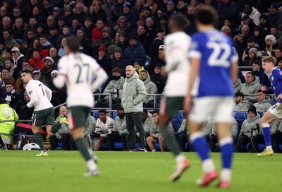 161225 - Cardiff City v Chelsea - EFL Cup Quarter Final - Chelsea Manager Enzo Maresca 
