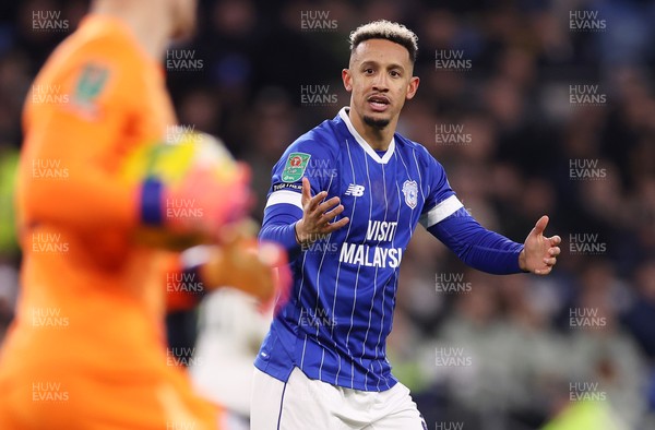 161225 - Cardiff City v Chelsea - EFL Cup Quarter Final - Callum Robinson of Cardiff 
