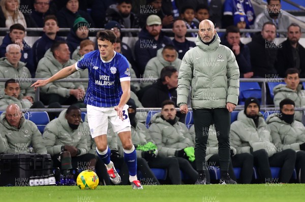 161225 - Cardiff City v Chelsea - EFL Cup Quarter Final - Chelsea Manager Enzo Maresca 