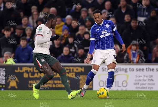 161225 - Cardiff City v Chelsea - EFL Cup Quarter Final - Chris Willock of Cardiff 