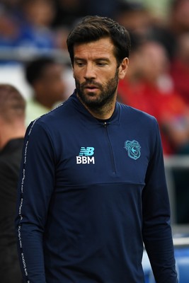 260825 - Cardiff City v Cheltenham Town - Carabao Cup Round Two - Brian Barry-Murphy, Cardiff City Manager