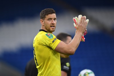 260825 - Cardiff City v Cheltenham Town - Carabao Cup Round Two - Joe Day of Cheltenham Town
