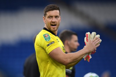 260825 - Cardiff City v Cheltenham Town - Carabao Cup Round Two - Joe Day of Cheltenham Town