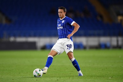 260825 - Cardiff City v Cheltenham Town - Carabao Cup Round Two - Perry NG of Cardiff City