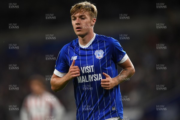 260825 - Cardiff City v Cheltenham Town - Carabao Cup Round Two - Joel Bagan of Cardiff City